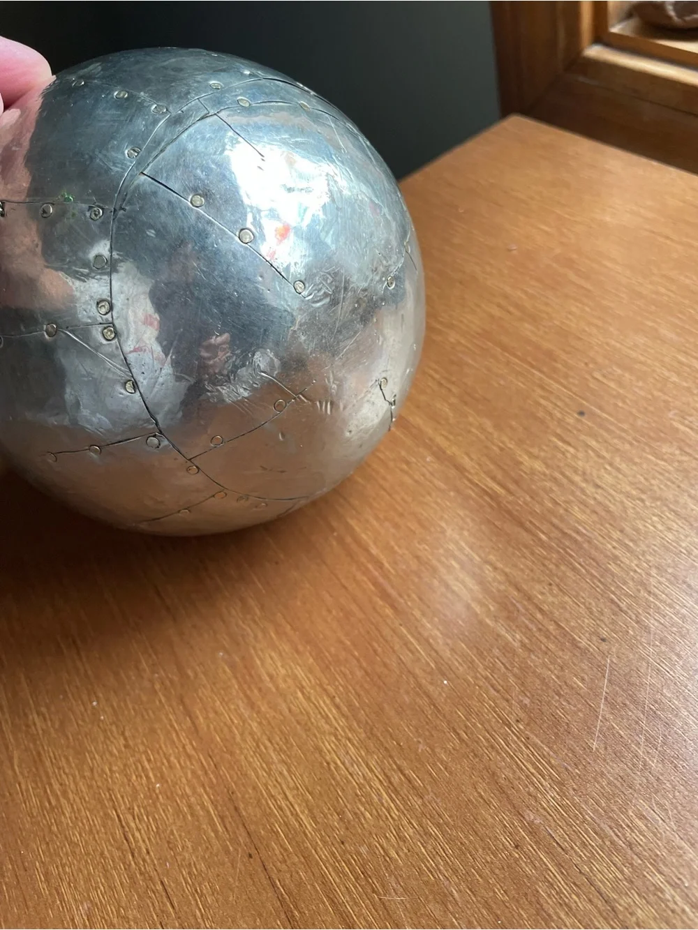Handcrafted Metallic Decorative Sphere 5